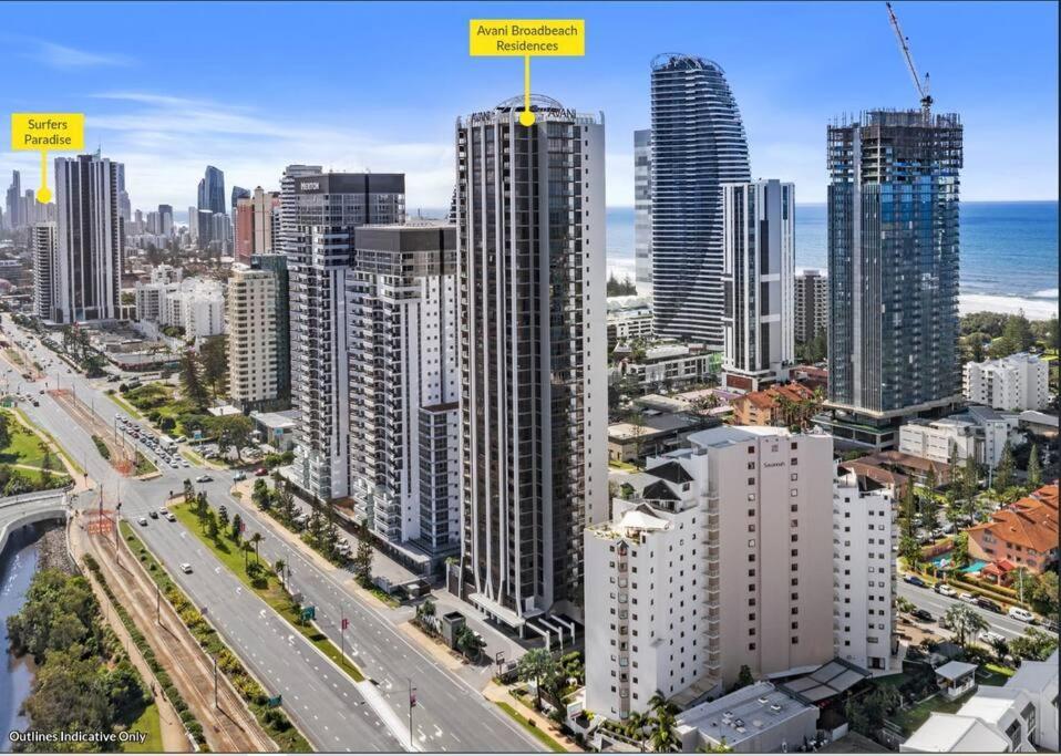Broadbeach Stunner Modern And Central Gold Coast Zewnętrze zdjęcie