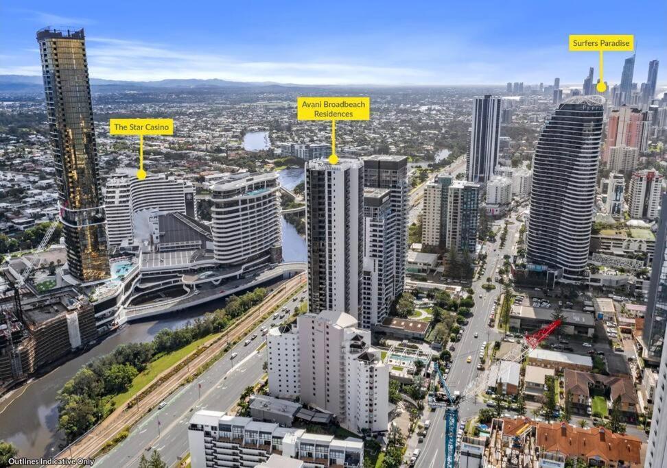 Broadbeach Stunner Modern And Central Gold Coast Zewnętrze zdjęcie